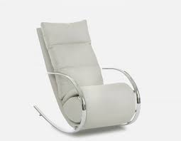 Beck Rocking Chair Beige Rocking Chair Leather Armchair Modern Chair