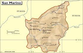 San marino, nombre oficial serenísima república de san marino (serenissima repubblica di san marino, en italiano) es la república europea independiente más pequeña. Resultado De Imagen Para San Marino Mapa Politico Map Chart Map Screenshot
