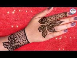 How To Apply Simple Arabic Mehndi Designs For Back Hands Jewellery Style Henna By Jyoti Sachdeva Mehndi Designs Floral Henna Designs Latest Mehndi Designs