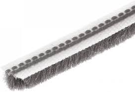 sourcing map Joint de brosse d'étanchéité (2,2 x 0,6 x 4,6 m) - Bande de  brosse pour porte coulissante - Pour porte de châssis de fenêtre de placard