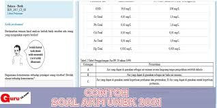 32 Contoh Soal Akm Guru Sma Kumpulan Contoh Soal