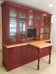 Maybe you would like to learn more about one of these? Custom Kitchen Hutch With Butcher Block Tops Farmhouse Dining Room Los Angeles By Upstairs Downstairs Furniture Houzz