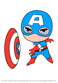How to draw captain america from captain america civil war step by step, learn drawing by this tutorial for kids and adults. Learn How To Draw Chibi Captain America Chibi Characters Step By Step Drawing Tutorials