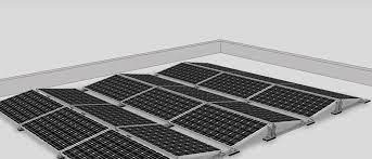 Minde Aluminium Flat Roof Pv Mounting System Md Rf07 Solar Mounting System Datasheet Enf Mounting System Directory
