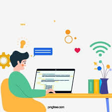 Hand Drawn Online Learning Reading Education Illustration Library Clipart Education Computer Png Transparent Clipart Image And Psd File For Free Download Online Drawing How To Draw Hands Computer Drawing