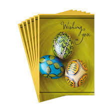 We proudly offer a variety of greeting cards and gifts for all of the major holidays like new year's, valentine's day, easter, mother's day, father's day, thanksgiving and christmas, as well as other very special days like boss's day, nurse appreciation day, rosh hashanah, grandparents day, and more. Colorful Decorative Eggs Easter Cards Pack Of 6 Boxed Cards Hallmark