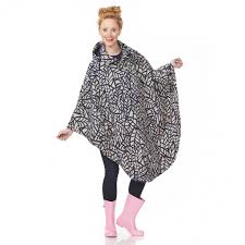 Happyrainydays Fahrradponcho Regencape Cape Iris Poncho Regenbekleidung Regenhose