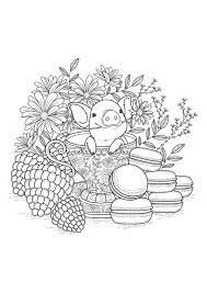 For children, the benefits of coloring go far. 25 Marvelous Picture Of Pig Coloring Page Davemelillo Com Detailed Coloring Pages Witch Coloring Pages Coloring Pages For Teenagers