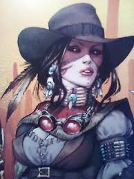 Lady Mechanika #2 cover G signed print 11x17 Outlaw Exclusive April 2012  Benitez