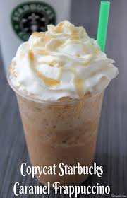 Copycat Starbucks Caramel Frappuccino With Starbucks Coffee Milk Sugar Ice Xanthan Gum Starbucks Caramel Starbucks Caramel Frappuccino Frappuccino Recipe