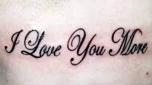 Maybe you would like to learn more about one of these? Tattoo Uploaded By Doc Rios I Love You More Tattoo Ribs Docdidit Cursive Cursivetattoo Lovetattoo 1099482 Tattoodo