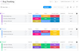 Printable issue tracker is an excel template for business use. Bug Tracking Template Monday Com