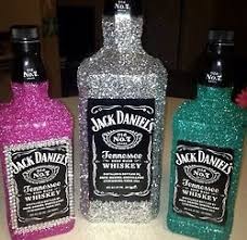 Diy Glitter Inside Liquor Bottles Cute Gift Decoration Idea Liquor Bottle Crafts Bottle Crafts Liquor Bottles