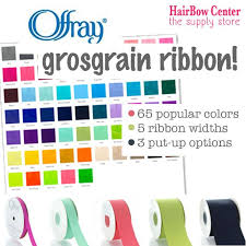 Popular Made In The Usa Offray Grosgrain Ribbon Available In