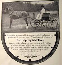 1907 Kelly Springfield Tires Ad ~ Horse ...