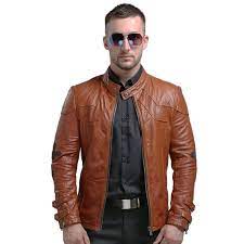 Aibianocel Brand Mens Genuine Leather Jackets Men Real Sheepskin Fashion Style Coat Sheepskin Leather Leather Jacket Men Leather Jacket Genuine Leather Jackets