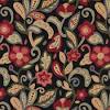 Large scale floral upholstery fabric. 1
