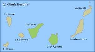 Where are the canary islands on a map. Rock Climbing Sport Climbing And Bouldering In The Canary Islands Spain