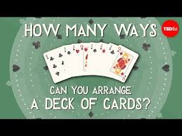 Keep a running count based off of thorp was a mathematician who figured out that by removing a single 2 from a deck of cards made blackjack a positive expectation for the perfect. How Many Ways Can You Arrange A Deck Of Cards Yannay Ted Ed