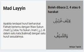 Lengkapnya, secara pengertian, mad lin adalah huruf layyin, yang di depannya adalah huruf sukun bukan sukun asli, melainkan sukun dengan semua paparan tentang pengertian, contoh dan hukum mad lin atau mad layyin di atas, kiranya cukup untuk menjadi pengantar bagi anda belajar mad lin. Mad Layyin Cara Membaca Dan Contohnya Dalam Alquran
