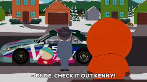 Eric cartman driving nascar get out the way, bit4 ­. Aufgeregt Excited Kenny Mccormick Gif Find On Gifer