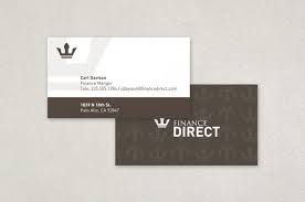 Free business cards to design create a free business card online in minutes! Finance Company Business Card Template Inkd
