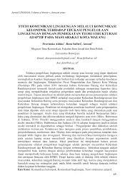 Artikel hasil penelitian merupakan laporan penelitian yang dipublikasikan kepada masyarakat. Https Journal Unpas Ac Id Index Php Linimasa Article Download 2114 1092