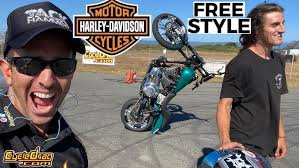 Most Amazing HARLEY STUNT RIDER! Must see DRIFTING, WHEELIES & FREESTYLE!