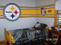 Taped Off Steelers Lines Steelers Bedroom Football Bedroom Penguin Room Decor