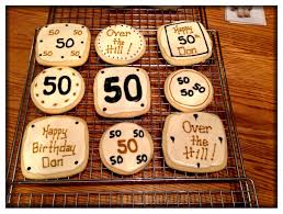 50th Birthday Cookie Cake Ideas 50th Birthday Sugar Cookies Birthday Cookies Cookie Decorating Cookie Inspiration