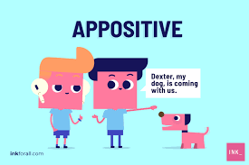 An adverbial objective or adjective complement), which is a noun that acts like an adverb modifying a verb, an adjective, or an adverb. What Is An Appositive Definition Examples And Usage Guide Ink Blog