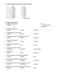 May 19, 2021 · advencemos spanish 2 practice book answers | getting comfortable with written spanish is. Spanish 2 Avancemos 5 1 Vocabulary Practice By Sally Herbert Tpt