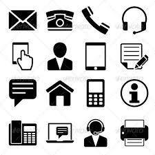Black And White Contacts Icon Contact Us Icons Set Icon Set Person Icon Digital Sticker