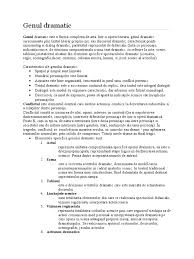 Opera dramatica este opera care a fost scrisa cu scopul de a fi interpretata pe scena. Genul Dramatic