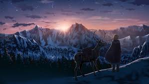 Hd Wallpaper Snow Anime Girls Deer Mountains Winter Sunset Wallpaper Flare We hope you enjoy our growing collection of hd images to use as a background or home screen for your smartphone or please contact us if you want to publish an anime winter wallpaper on our site. hd wallpaper snow anime girls deer