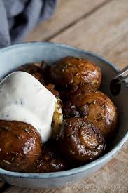 Gebratene Champignons Mit Knoblauchsauce Wie Vom Jahrmarkt Rezept Knoblauchsauce Knoblauchsosse Rezepte Mit Champignons