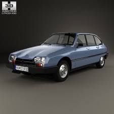 3d Model Of Citroen Gsa 1979 Citroen Retro Cars Citroen Car