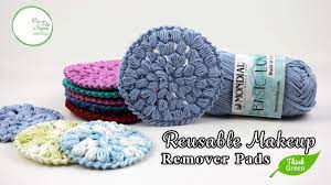 Once you know a few basic crochet stitches, you're ready to tackle this choose a crochet hook based on what's recommended on the label of the yarn you use. Reusable Makeup Remover Pads Think Green Youtube