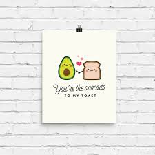 All of our valentine's day cards are unique to funky pigeon and are printed. Avocado To My Toast Wall Art Digital Print Vegan Etsy In 2020 Mothers Day Crafts For Kids Funny Birthday Cards Birthday Cards Diy