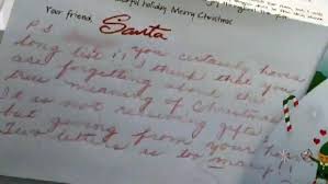 Print or type your address in the upper left corner on the front of the envelope. Santa Won T Write Individual Letters To Schools Home Delivery Remains The Same Ctv News
