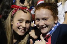 York patriotism touches down at first home football game