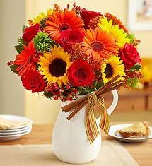 Sunflower And Gerbera Daisy Bouquet Perfect Fall Flower Arrangements Sunflowers And Roses Flower Arrangements
