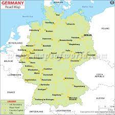 The library holds roughly 3,200 germany maps at 1:25,000 scale. Germany Road Map Germany Route Planner Driving Directions And Major Cities Map