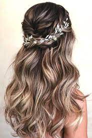 Half Up Half Down Bridal Hair Min Wedding Hair Half Hair Styles Wedding Hairstyles For Long Hair