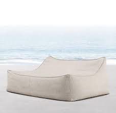Ibiza Outdoor Cream Double Lounge Chair