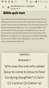 Dustyn deerman 7 min quiz there's no. Bible Quiz Test By Biblical Questions And Answers For Android Apk Download