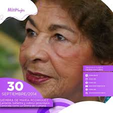 Hace 10 años falleció la cantante, bailarina y cultora venezolana María  Rodríguez. Nacida en Cumaná, estado Sucre, se dedicó desde muy joven a  enaltecer la música y tradiciones de su tierra. Presentó