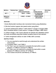Another word for opposite of meaning of rhymes with sentences with find word forms translate from english translate to english words with friends scrabble crossword / codeword words starting with words ending with words. English Pdpr 2 0 Module Week 1 Form 2 1 March To 12march