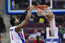 He was selected by the detroit pistons in the first round of the 2012 nba draft with the ninth overall pick. Andre Drummond With Big Dunk Gif