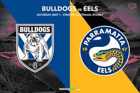 Bulldogs vs eels head to head (last five matches). Bulldogs Vs Eels Nrl Round 8 Betting Predictions May 1 2021